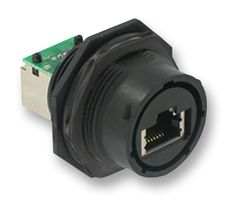 SOURIAU-UT0018RJFN-RECEPTACLE, RJ45, SIZE18, FLANGE