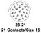AMPHENOL AEROSPACE D38999/20JH21PA-LC