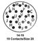 ITT CANNON KPT06A14-19S