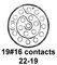 CINCH CONNECTIVITY SOLUTIONS BACC45FT22-19P9H