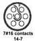 CINCH CONNECTIVITY SOLUTIONS BACC63CC14-7S7