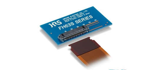 FH63S Series, 0.5 mm Pitch, 105 °C Heat Resistance, Lower Contact, One-Action Lock, 2-Point Contact, FPC/FFC/Shielded FFC Connector