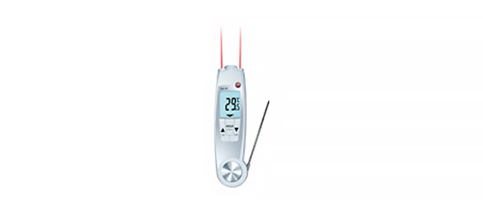 Testo 104-IR - Thermomètre alimentaire infrarouge/à pénétration